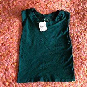 Free people cropped muscle tank size xs/s